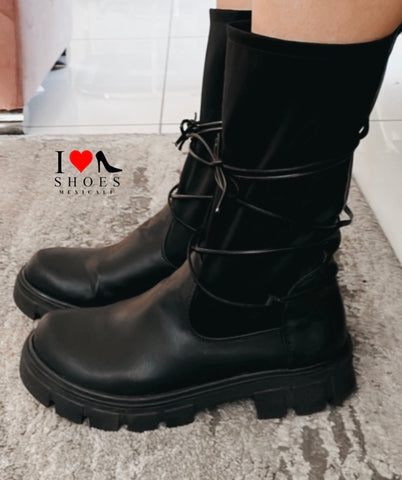 Bota 800 negro Licra